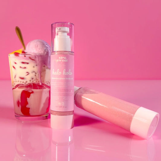 (PRE-ORDER) halo holo glimmerglaze body oil